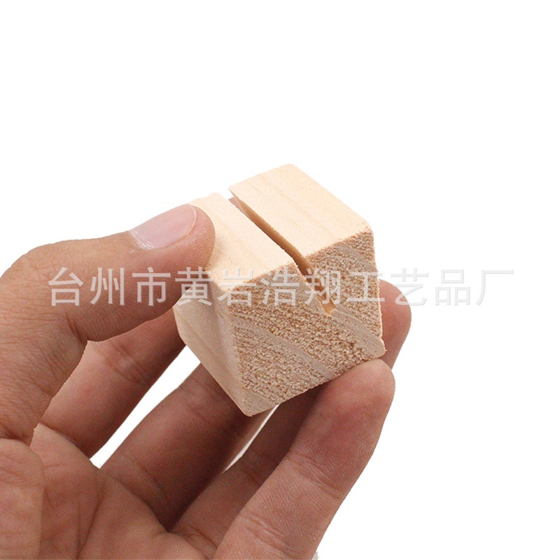Wooden Valentine'S Day Creative Card Holder Notes Po Holder Home Decoration Wine Counter Handmade Message Card - Image 5