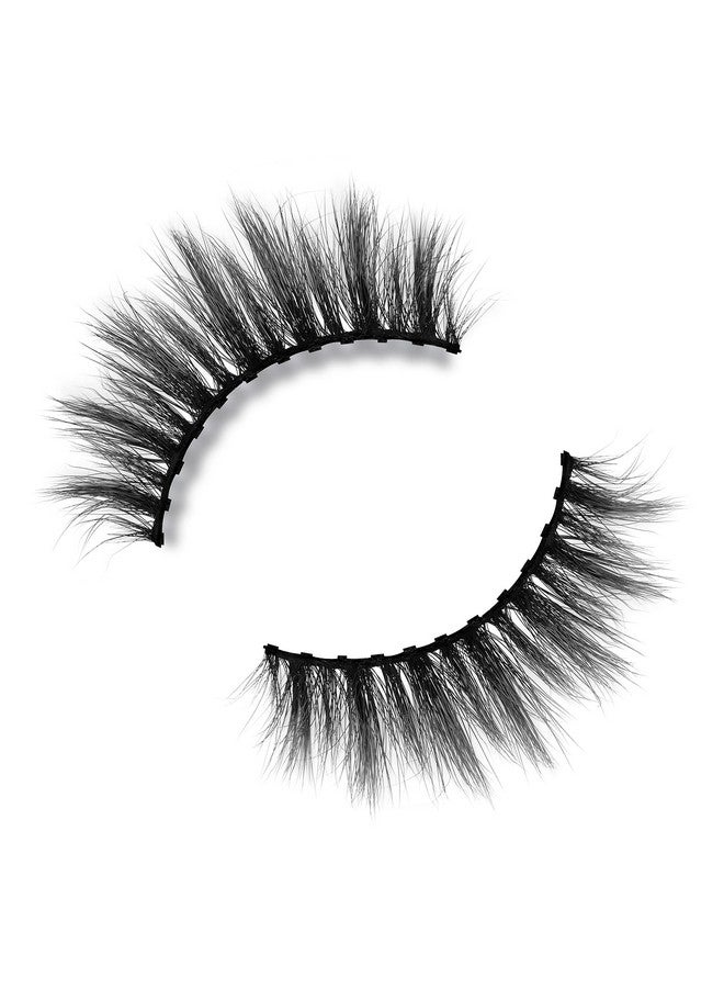 Lilly Lashes Lilly Lashes Click Magnetic Eyelashes - Miami Magnetic Faux Mink Lashes for a Natural Look - False, Wispy Magnet Eyelashes - Vegan Makeup Lash Extension - Magnetic Eyelashes Without Eyeliner - Image 2