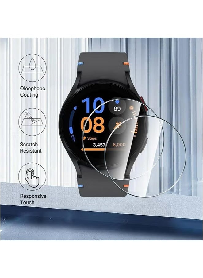 إكس ليفيل 2 حزمة واقي الشاشة لسامسونج غالاكسي ووتش FE / 7 / 5 / 4 40 ملم فيلم الزجاج المقوى ، مكافحة كسر ، مكافحة الخدش ، فقاعة مجانية Smartwatch الملحقات - Image 5