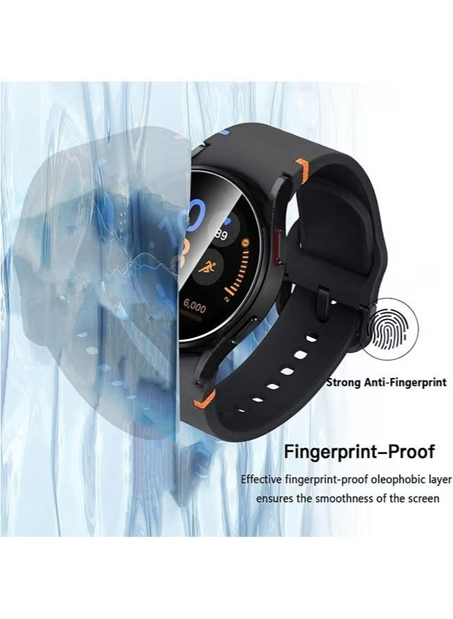 إكس ليفيل 2 حزمة واقي الشاشة لسامسونج غالاكسي ووتش FE / 7 / 5 / 4 40 ملم فيلم الزجاج المقوى ، مكافحة كسر ، مكافحة الخدش ، فقاعة مجانية Smartwatch الملحقات - Image 2