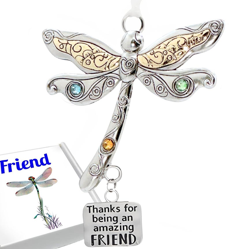 Dragonfly Friend Ornaments for Women  Friendship Dragonfly Gift for Friends Christmas Ornament Birthdays Everyday