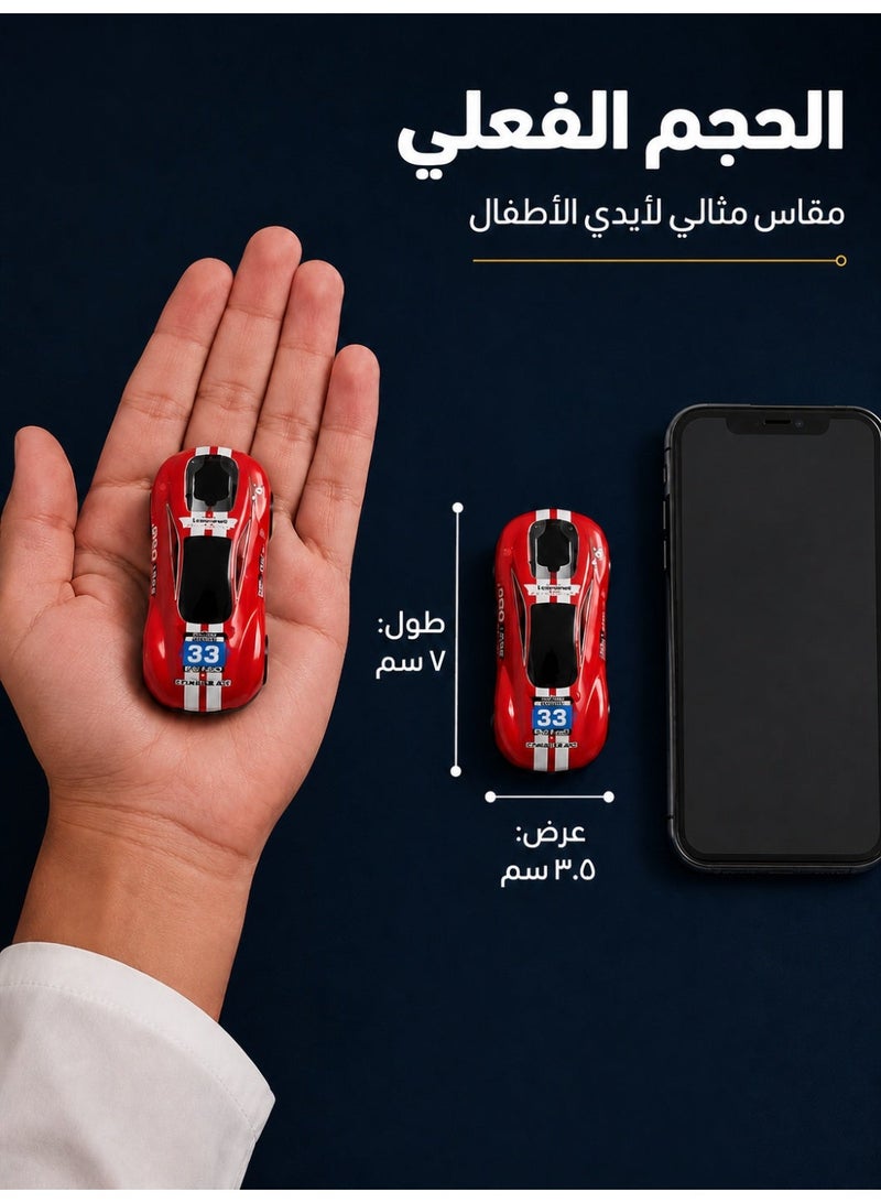 سيارة سباق لعبة للأطفال بنظام سحب للخلف - مجسم سيارة لعبة بلاستيكية ملونة في علبة هدايا - Image 5