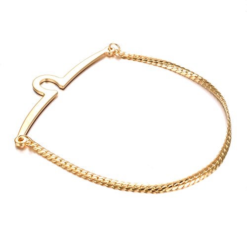 Yoursfs Gold Tie Chains For Men Tie Clips Golden Polish Tie Bar Necktie Button Hole Cable Tack Clip in Present Box - Image 5