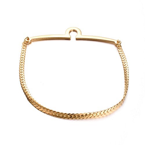 Yoursfs Gold Tie Chains For Men Tie Clips Golden Polish Tie Bar Necktie Button Hole Cable Tack Clip in Present Box - Image 3