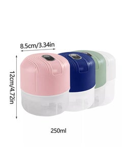 KITCHENOO Pilipane Mini Food Chopper Electric, 250ML USB Rechargeable Food Processor for Fruit Chili Vegetable Nuts Meat Onion Garlic Pepper, Food Processor and Blender, Stainless Steel Blade Cutter for Puree  - Image 2