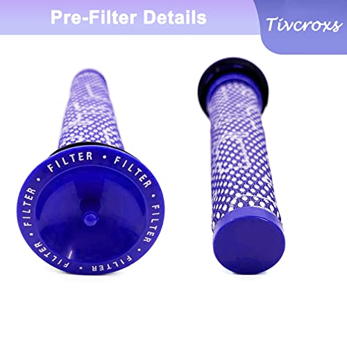 Tivcroxs 10 Pack Replacement Vacuum Filters Compatible with Dyson V7, V8 Cordless Vacuums - 5 Pre-Filters, 5 Post-Filters - Image 4