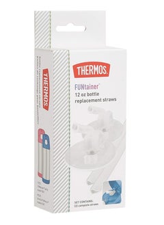 THERMOS Thermos Replacement Straws for 12 Ounce Funtainer Bottle, Clear  - Image 1