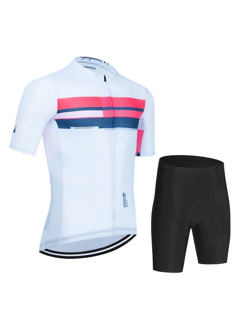 KUYING Summer Short Sleeved Cycling Suit Set  - Image 1