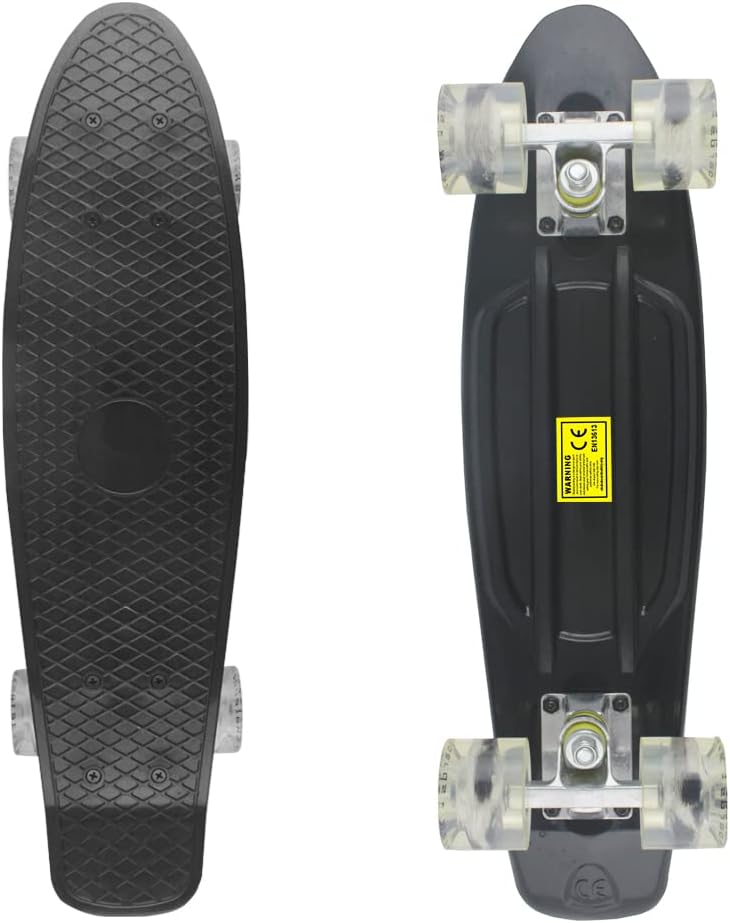 Meketec Skateboards Complete 22 Inch Mini Cruiser Retro Skateboard for Kids Boys Youths Beginners - Image 2