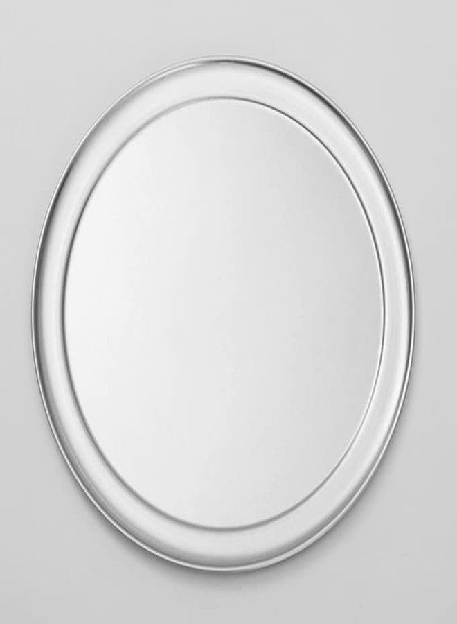 أميركان ميتال كرافت صينية بيتزا من الألومنيوم عيار 18 من سلسلة American Metalcraft TP18، وزن قياسي، حافة عريضة، 18 بوصة، فضية اللون - Image 2