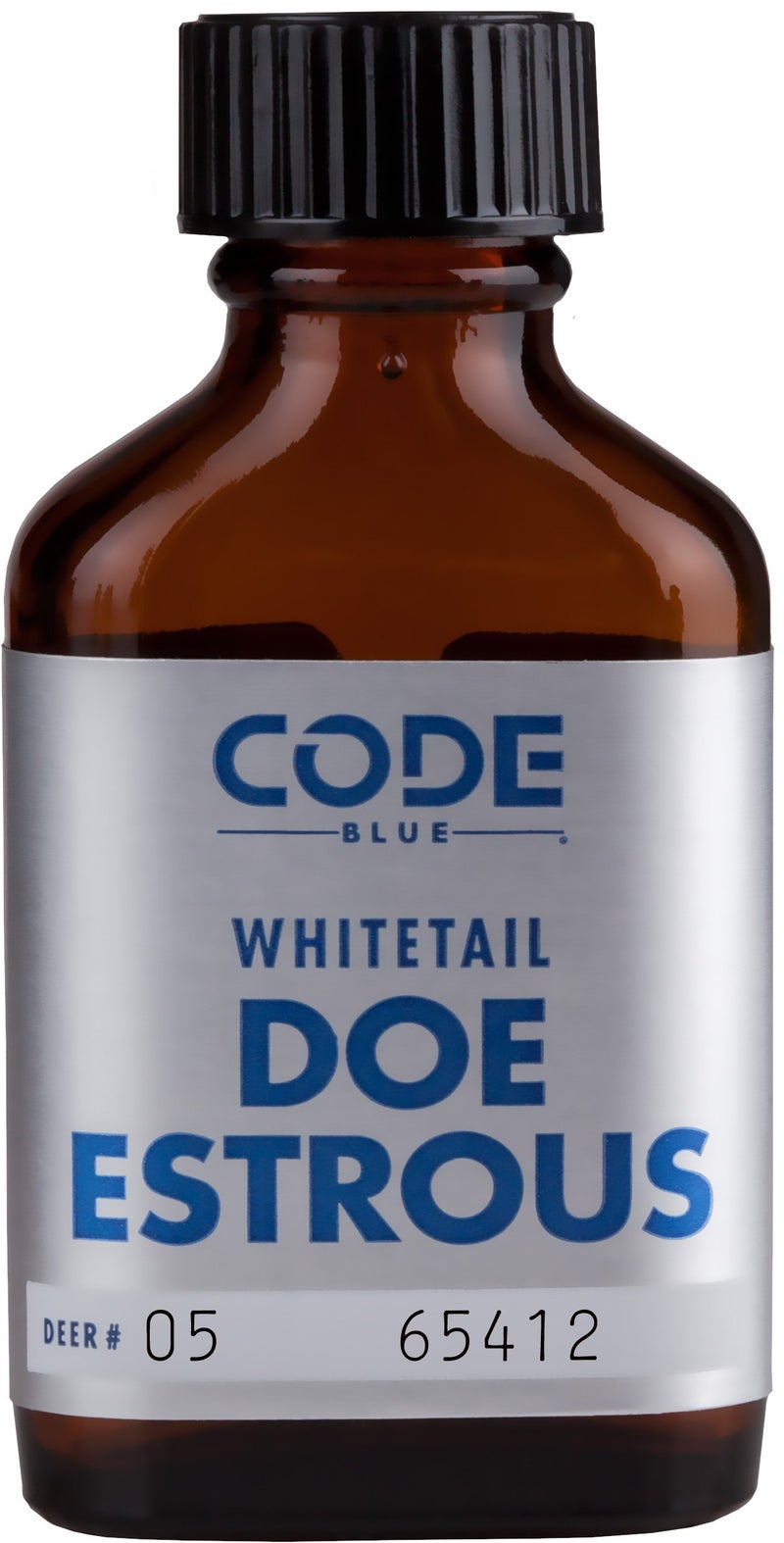 Code Blue Whitetail Doe Estrous â€“ Premium Deer Attractant with Authentic Doe Scent to Lure Mature Bucks & Boost Hunting Success, 1 oz - Image 1