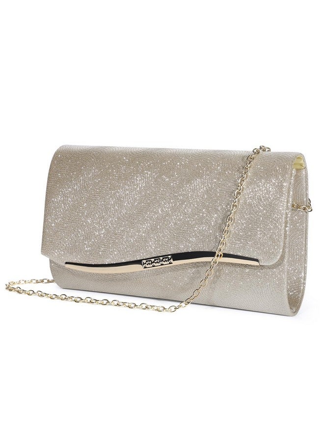 UBAYMAX Evening Bag Clutch Purses For Women Lady Girl Handbags Crossbody Bag Wedding Bag For Prom Cocktail Party Wedding Engagement (Silver) - Image 1