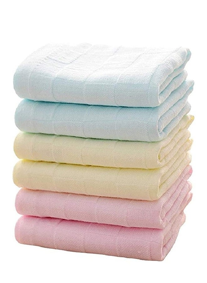 CLUZE Soft and Absorbent Women's Cotton Face Towel - Pack of 6 - Image 2