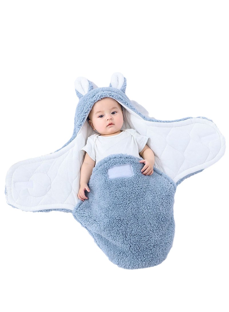 Baby thickened newborn blanket baby sleeping bag anti-jump swaddle - Image 1