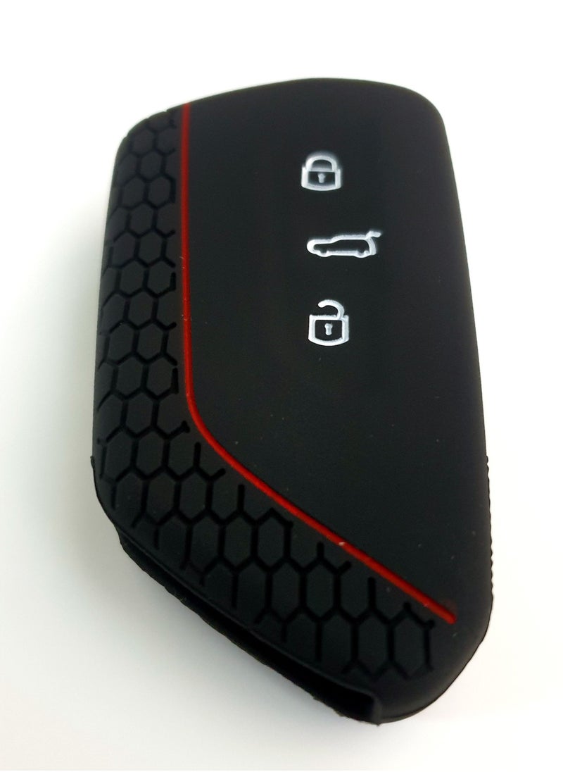Service Zone Silicone Case For Volkswagen Smart Remote Key 3 Buttons  - Image 3