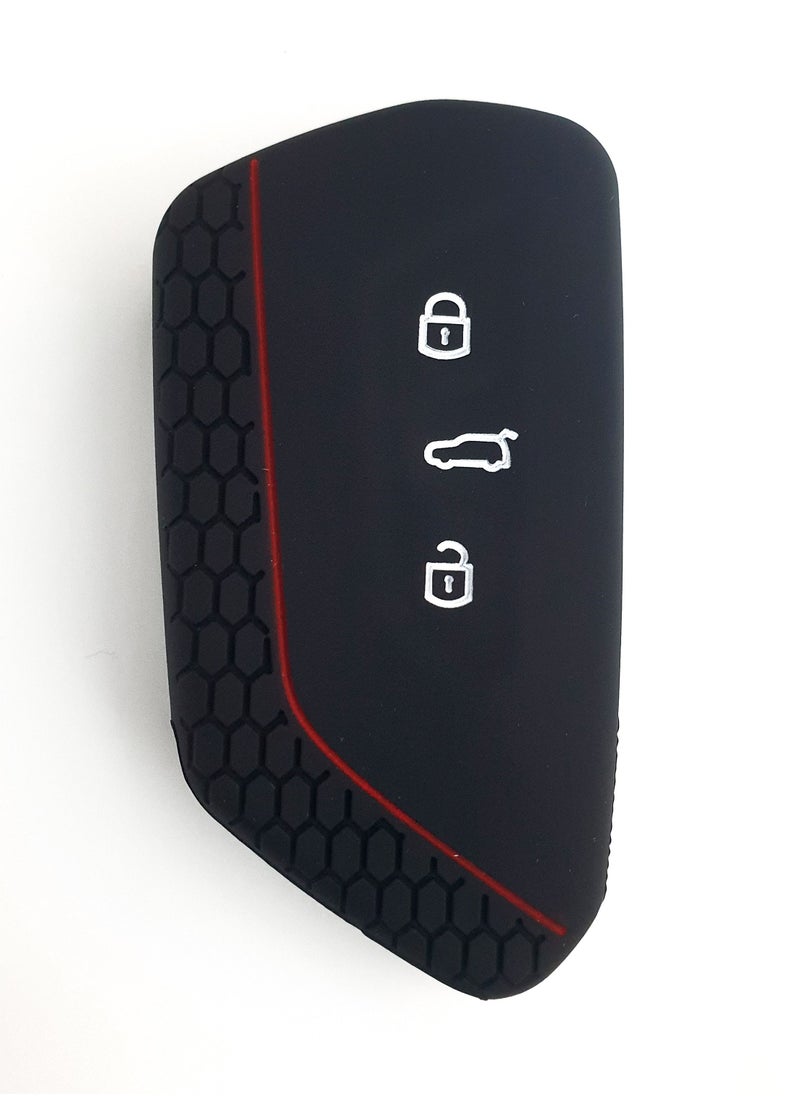 Service Zone Silicone Case For Volkswagen Smart Remote Key 3 Buttons  - Image 1