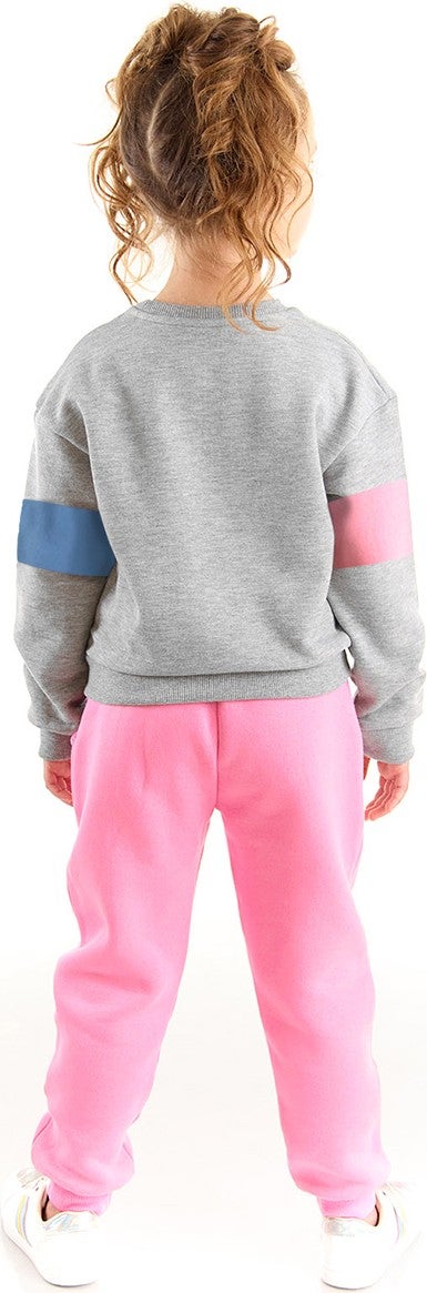 Denokids Rainbow Cat Girls Tracksuit Bottom-Top  - Image 3
