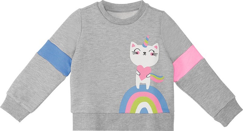 Rainbow Cat Girls Tracksuit Bottom-Top