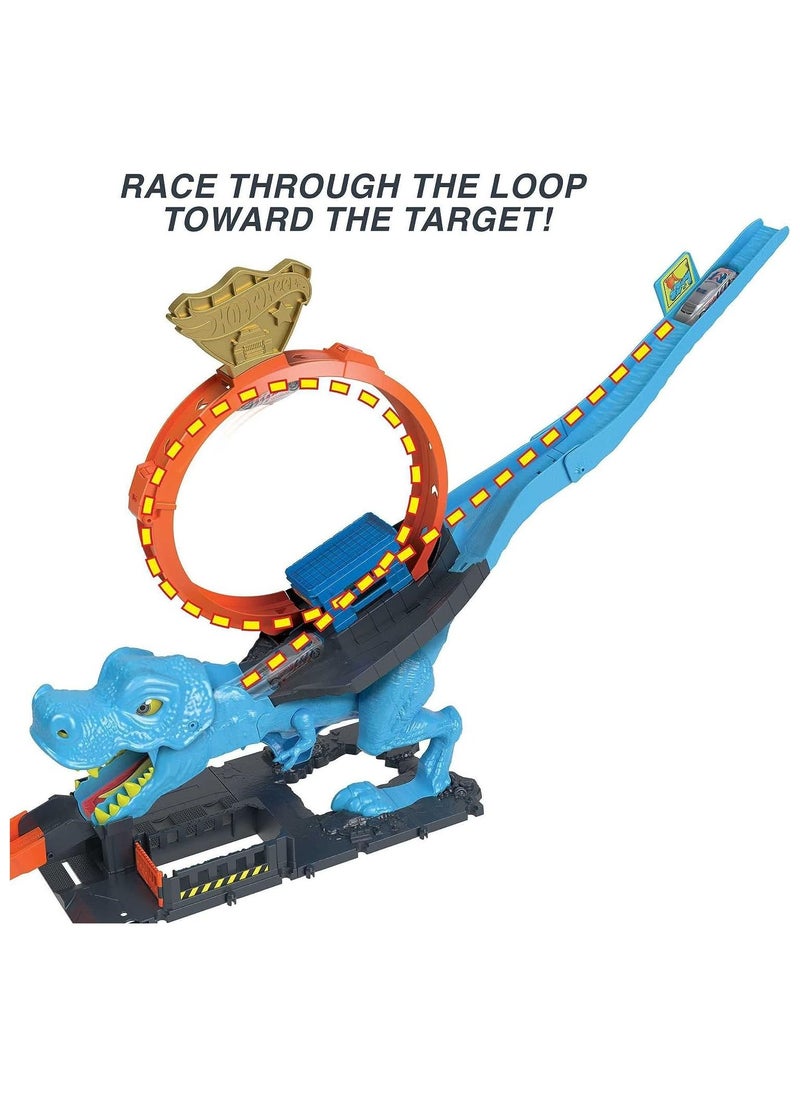 Hot Wheels Hot Wheels City T-Rex Chomp Down Playset  - Image 3