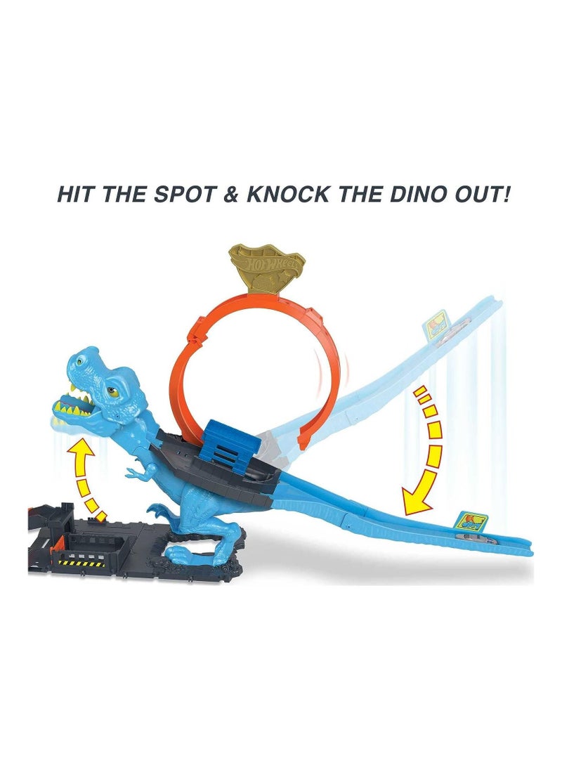 Hot Wheels Hot Wheels City T-Rex Chomp Down Playset  - Image 4