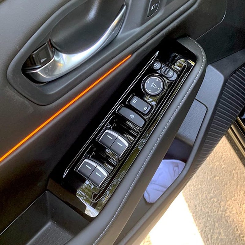 AOKIO Interior Door Window Switch Panel Cover for Honda Accord 2023-2025 - Glossy Black - Image 4