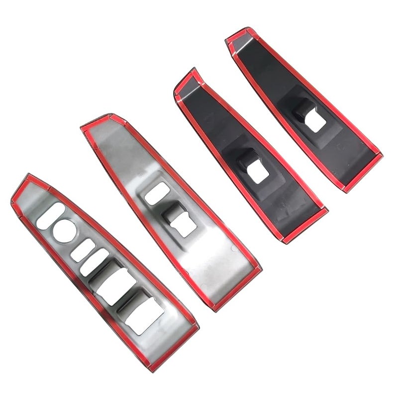 AOKIO Interior Door Window Switch Panel Cover for Honda Accord 2023-2025 - Glossy Black - Image 5