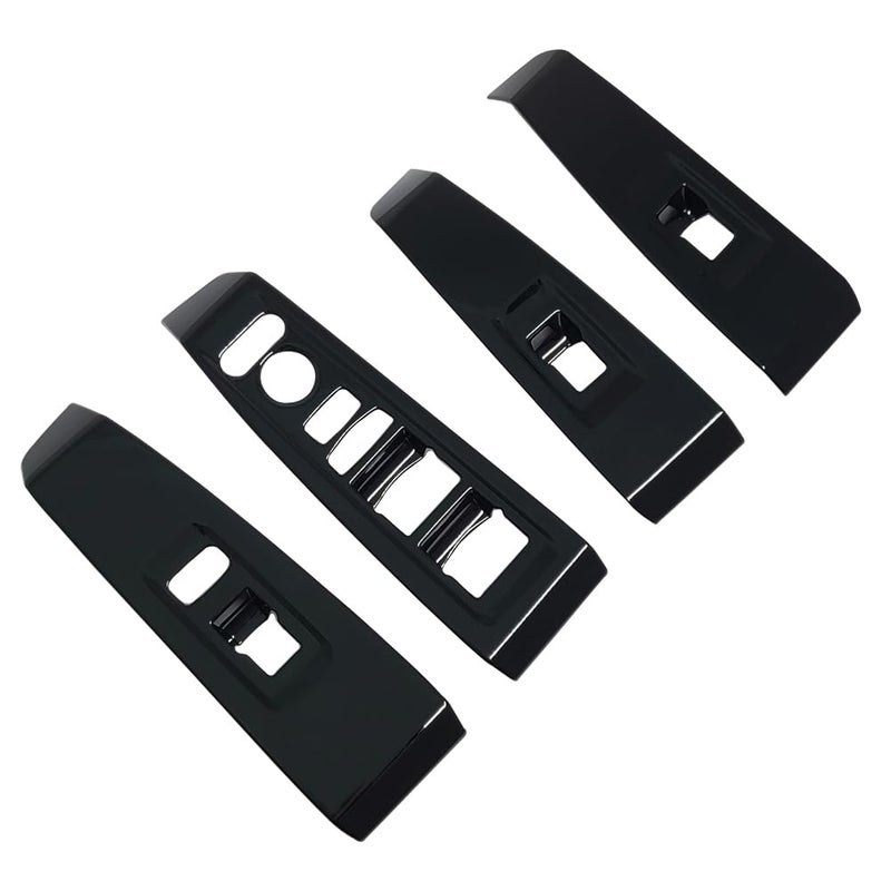AOKIO Interior Door Window Switch Panel Cover for Honda Accord 2023-2025 - Glossy Black - Image 3