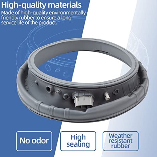 ALOCS DC97-18094B Door Seal for Samsung Washer - WF42H5000AW/A2 WF42H5200AF WF42H5200AP WF42H5200AW/A2 Washing Machine - Image 5