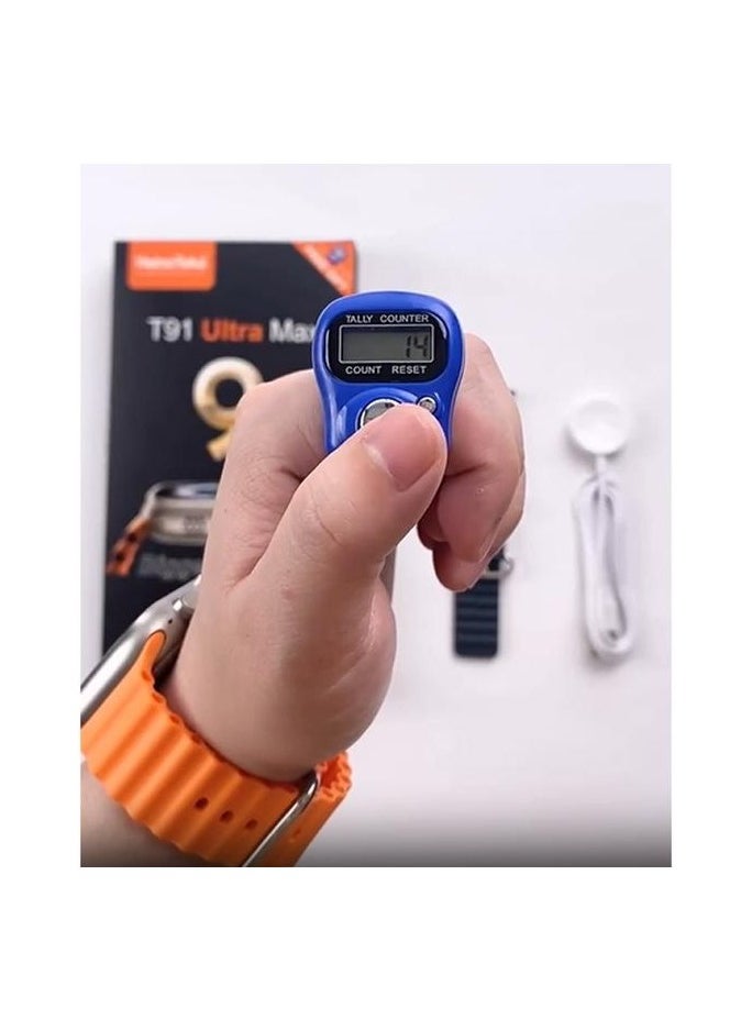 Haino Teko T91 Ultra Max Compass Smart Watch – Biggest Screen, Waterproof, Dual Strap Design, with Free Gift – Premium Fitness Tracker for Men & Women - Image 4