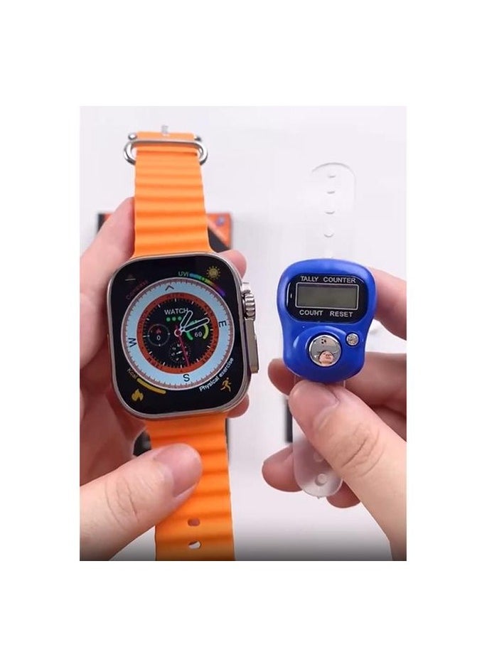 Haino Teko T91 Ultra Max Compass Smart Watch – Biggest Screen, Waterproof, Dual Strap Design, with Free Gift – Premium Fitness Tracker for Men & Women - Image 5