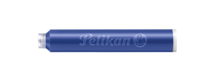 Pelikan 4001 TP/6 Ink Cartridges for Fountain Pens, Royal Blue, 0.8ml, 6 Pack (301176) - Image 2