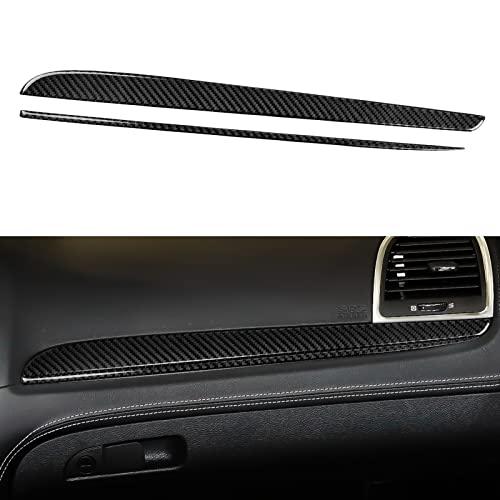 BRMYL Car Copilot Decor Strips Decals for 2011-2023 Chrysler 300 / 300C / 300S / Limited/Touring/Base Accessories Carbon Fiber Stickers - Image 1