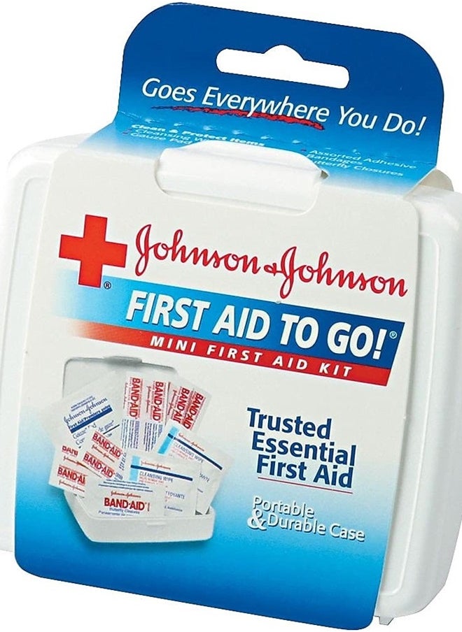 Johnson & Johnson - First Aid To Go Kit (Set of 12 Piece ) - Image 1