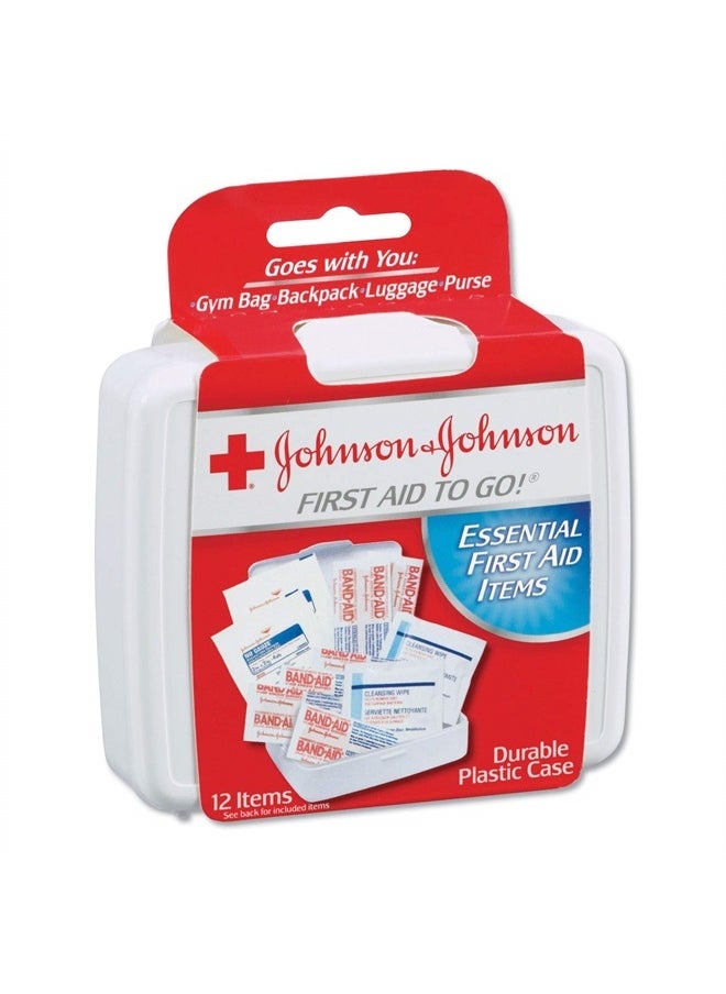 Johnson & Johnson - First Aid To Go Kit (Set of 12 Piece ) - Image 1