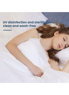 KASTWAVE Disposable Bed Sheets Fitted Sheet Queen, Disposable Travel Sheets for Travel with Quilt Cover and Pillowcase, Disposable Bedding Travel Bedding Disposable Sheets (4-piece set)  - Image 4
