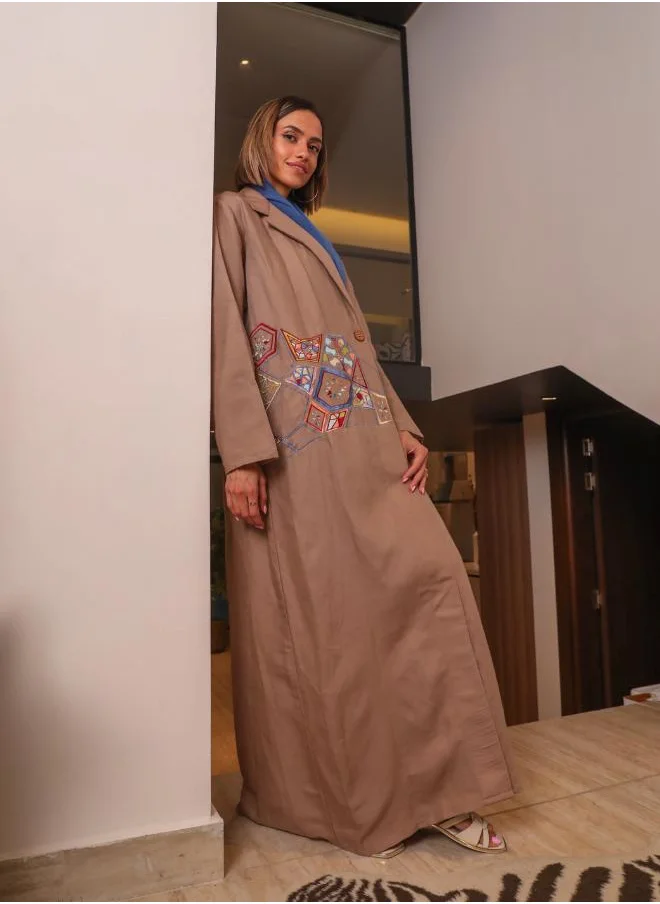 مشروع بلا اسم The Hana Blazer - Abaya & scarf Set