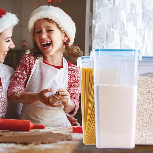 ENTITY Airtight Food Storage Containers Plastic Kitchen Storage Jars and Container Set, Kitchen Storage Container, Jar Set for Kitchen, Fridge Storage Containers (Set of 12 Containers) - Image 4