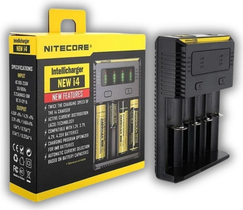 Nitecore New I4 Intellicharger Li Ion Battery Charger
