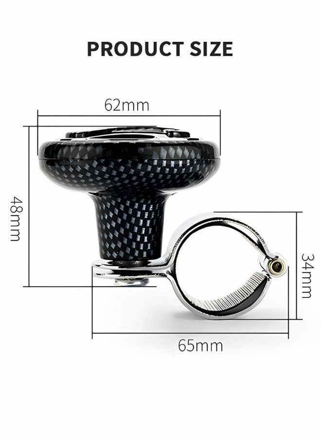 GROIC - Car Steering Wheel Knob Spinners, Universal Vehicle Steering Wheel Ball Knob Vehicle, Steering Wheel Spinners Ball Suicide Knob for Car, Trucks - Image 1