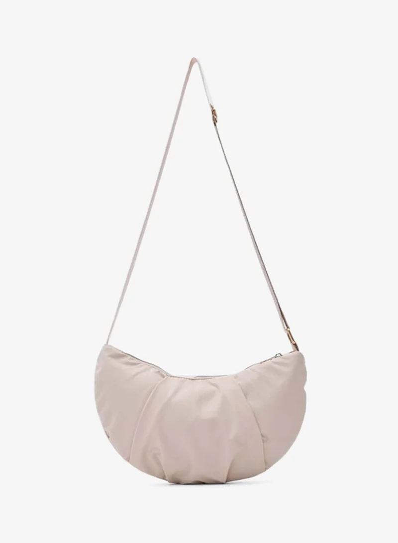 Shule Bags Carpe Technical Fabric Sports Shoulder Bag – Cream.