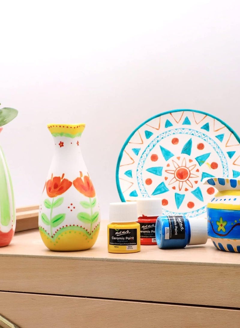 Mont Marte 6-Piece Ceramic Paint 20ml Content Per Bottle - Image 5