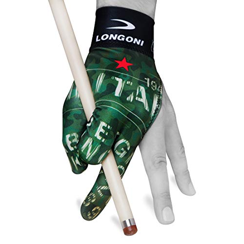 LONGONI Billiard POOL CUE GLOVE Fancy Military 2 for Left hand - Image 1