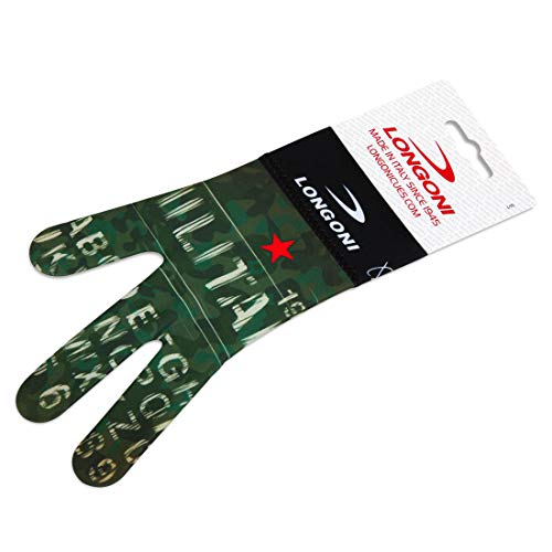 LONGONI Billiard POOL CUE GLOVE Fancy Military 2 for Left hand - Image 5