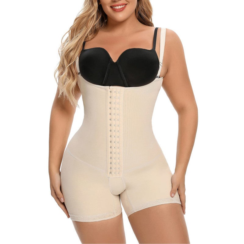 4-Breasted Body-Shaping Jumpsuit Postpartum Abdomen Waist-Fitting Body-Shaping Pants Underwear Factory - Image 3