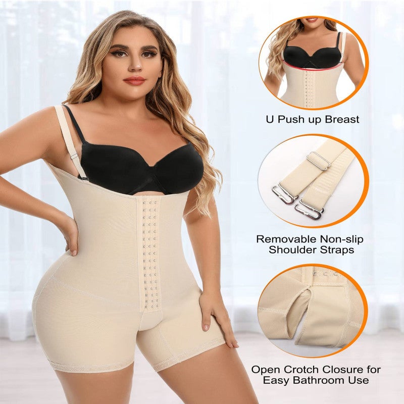 4-Breasted Body-Shaping Jumpsuit Postpartum Abdomen Waist-Fitting Body-Shaping Pants Underwear Factory - Image 5