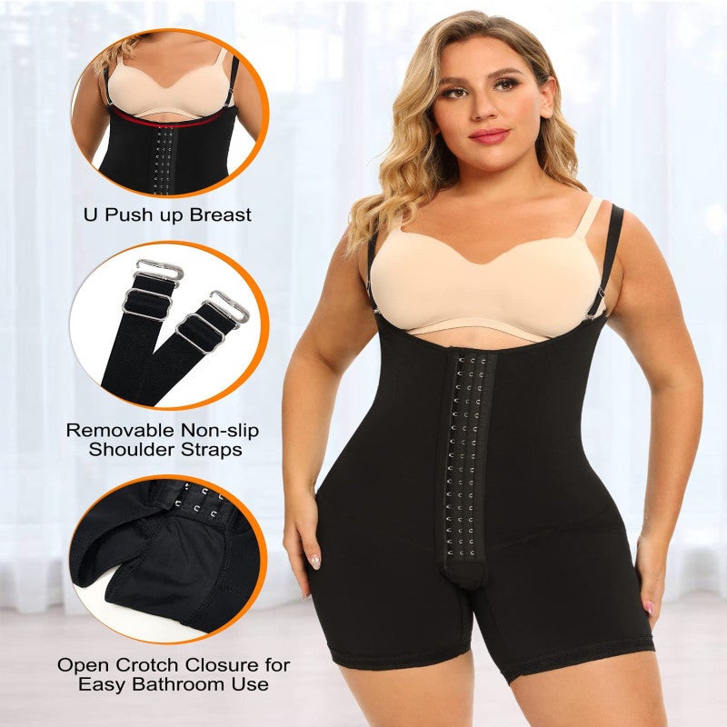 4-Breasted Body-Shaping Jumpsuit Postpartum Abdomen Waist-Fitting Body-Shaping Pants Underwear Factory - Image 4