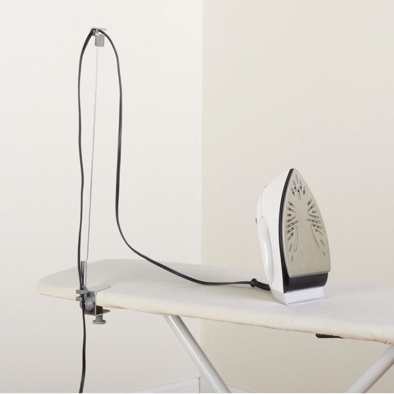 Household Essentials, 18" High, Silver Flexible Iron Cord Minder - Image 3