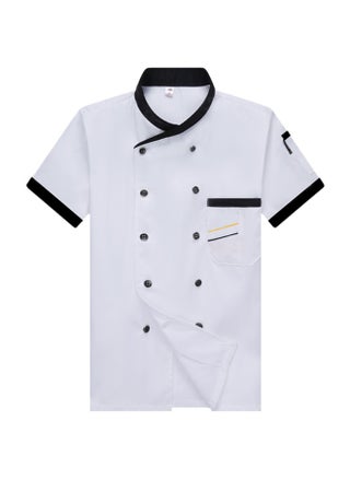Unisex Chef Jacket Mens Short Sleeve Chef Jacket Restaurant Kitchen Soft Uniform Restaurant Hotel Cooking Clothes Catering Chef - pzsku/Z2FA3A128B0EE3DA08116Z/45/1747276859/5728f405-36bb-486f-9279-bee8ef213b45
