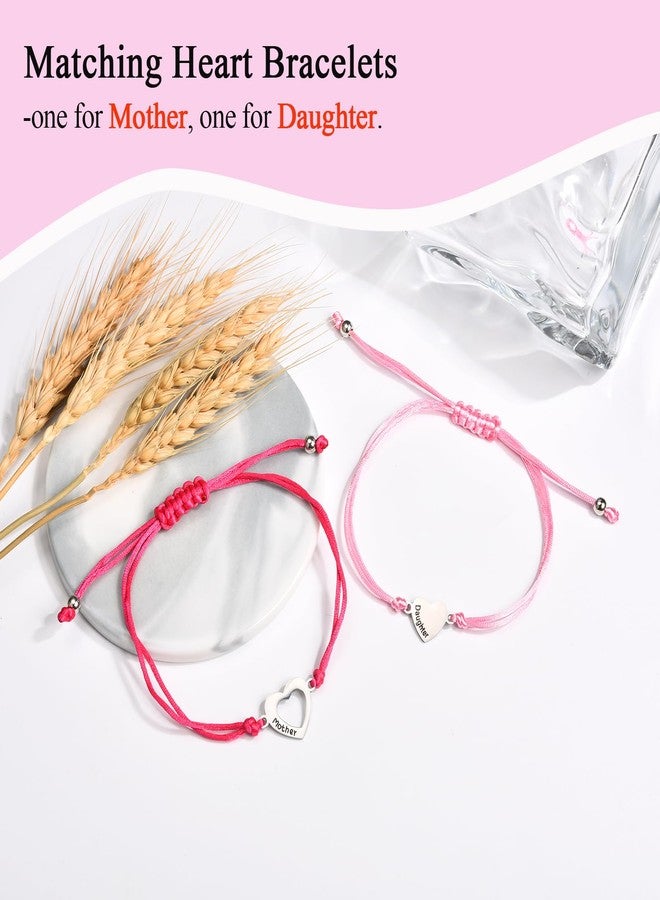 FIEEFX First Day of Preschool Pre K Bracelet First Day of School for Mother and Daughter Bracelets Set for 2 Back to School Gifts Bracelet for Daughter Girls - Image 2