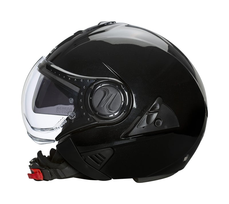 Studds Downtown Open Face Motorcycling Helmet (Black, XL) - Image 4